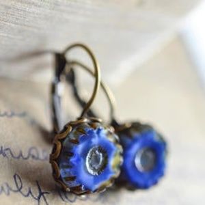 Blue Neo Vintage Earrings